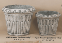 Thumbnail for Monaco Jardiniere Cast Stone Outdoor Garden Planter Planter Tuscan 