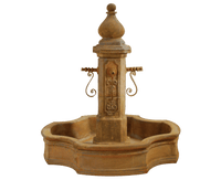 Thumbnail for Monaco Pond Outdoor Cast Stone Garden Fountain Fountain Tuscan 