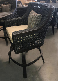 Thumbnail for Monterey Barstool Chair with Cushion Outdoor Furniture Tuscan 