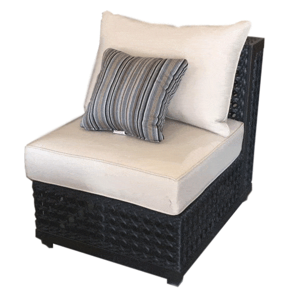 Monterey Outdoor Armless Single Seater Outdoor Furniture Tuscan 