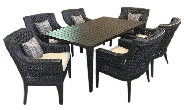 Monterey Outdoor Dining Set Of 7 Outdoor Furniture Tuscan 