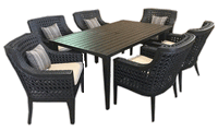 Thumbnail for Monterey Outdoor Dining Set Of 7 Outdoor Furniture Tuscan 