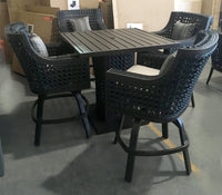 Thumbnail for Monterey Outdoor Pub Set Of 5 Outdoor Furniture Tuscan 