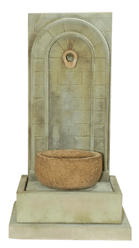 Thumbnail for Mortaio Floor Wall Outdoor Cast Stone Garden Fountain Fountain Tuscan 