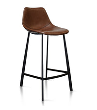 Thumbnail for Pablo Bar Stool, Chestnut Brown, Set of 2 Bar Stool Gingko 