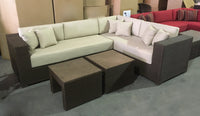 Thumbnail for New Panorama Sectional With Tables Outdoor Furniture Tuscan 