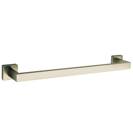 Latoscana Square 18" Towel Bar In A Brushed Nickel Finish towel bars Latoscana 