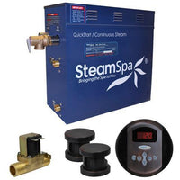 Thumbnail for SteamSpa Oasis 12 KW QuickStart Acu-Steam Bath Generator Package with Built-in Auto Drain in Oil Rubbed Bronze Steam Generators SteamSpa 