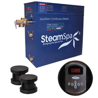 Thumbnail for SteamSpa Oasis 12 KW QuickStart Acu-Steam Bath Generator Package in Oil Rubbed Bronze Steam Generators SteamSpa 