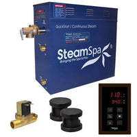 Thumbnail for SteamSpa Oasis 10.5 KW QuickStart Acu-Steam Bath Generator Package with Built-in Auto Drain in Oil Rubbed Bronze Steam Generators SteamSpa 