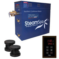 Thumbnail for SteamSpa Oasis 10.5 KW QuickStart Acu-Steam Bath Generator Package in Oil Rubbed Bronze Steam Generators SteamSpa 