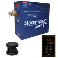 Thumbnail for SteamSpa Oasis 4.5 KW QuickStart Acu-Steam Bath Generator Package in Oil Rubbed Bronze Steam Generators SteamSpa 