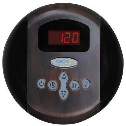 SteamSpa Oasis 9 KW QuickStart Acu-Steam Bath Generator Package in Oil Rubbed Bronze Steam Generators SteamSpa 