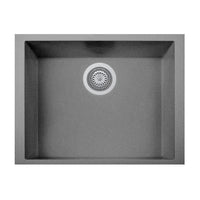 Thumbnail for Latoscana Single Basin Undermoun Sink ON6010ST Kitchen Sink Latoscana Titanium 