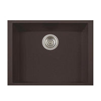 Thumbnail for Latoscana Single Basin Undermoun Sink ON6010ST Kitchen Sink Latoscana Brown 