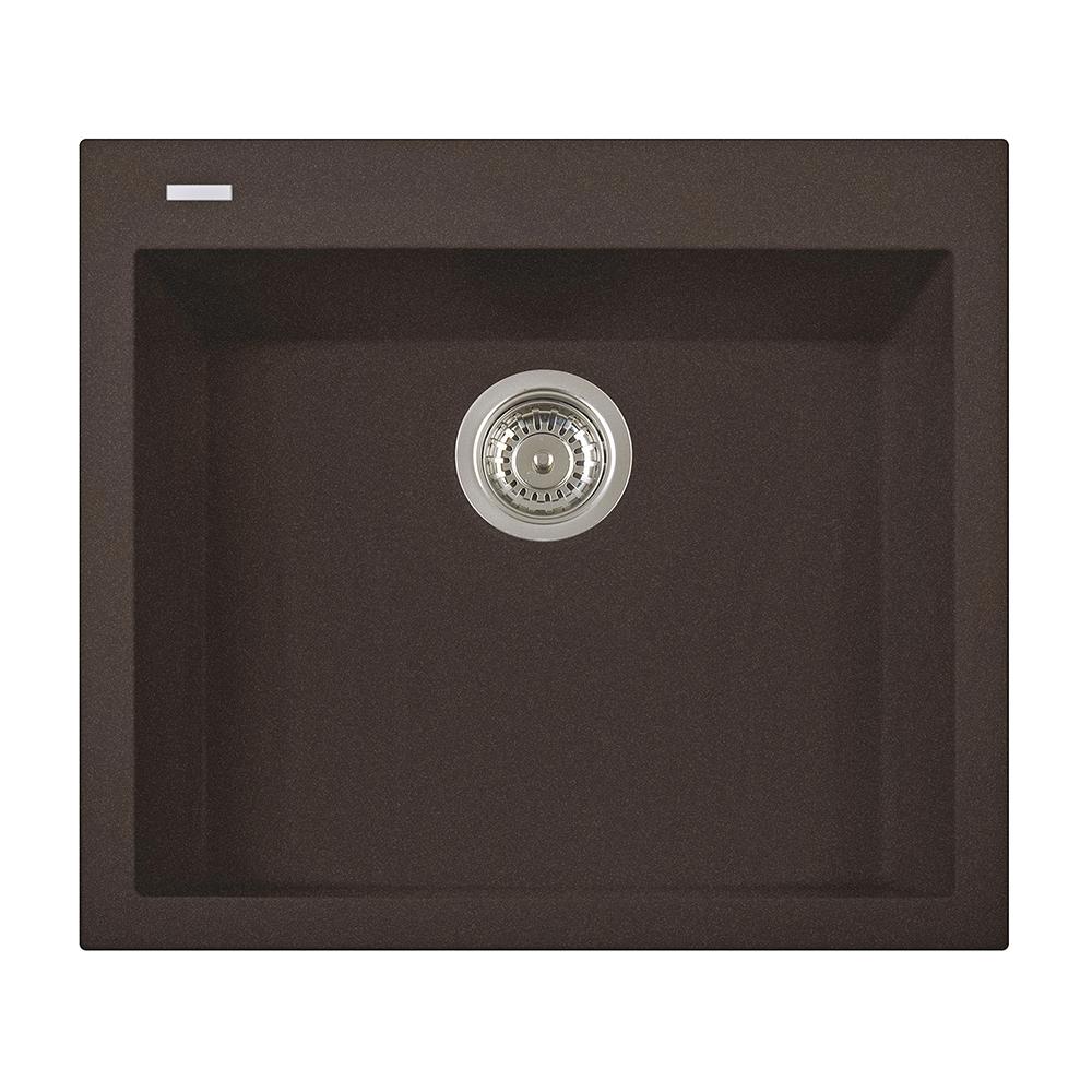 Latoscana Single Basin Drop-In Sink ON6010 Kitchen Sink Latoscana Brown 
