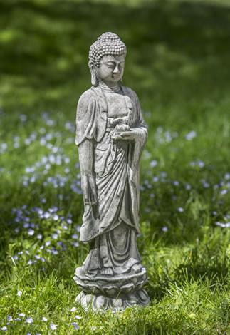 Standing Lotus Buddha Statuary Statuary Campania International 