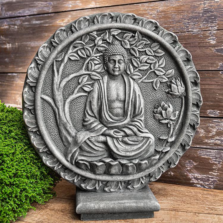 Campania International Cast Stone Celestial Buddha Rondelle Asian Accents Campania International 