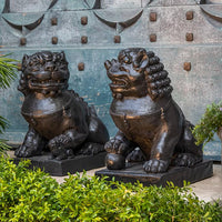 Thumbnail for Campania International Traditional Foo Dog, Male Cast Stone Campania International 
