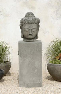 Thumbnail for Antique Buddha Head Large Statuary Statuary Campania International 