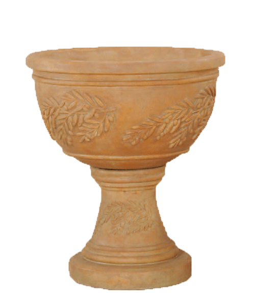 Oliva Urn Cast Stone Outdoor Garden Planter Planter Tuscan 