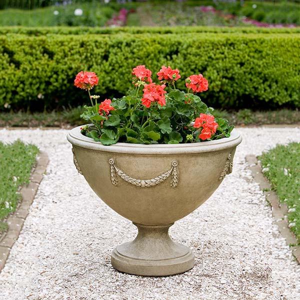 Campania International Cast Stone Williamsburg Neoclassic Urn Urn/Planter Campania International 