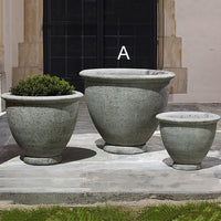 Thumbnail for Campania International Cast Stone Berkeley Large Planter Urn/Planter Campania International 