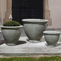 Thumbnail for Campania International Cast Stone Berkeley Medium Planter Urn/Planter Campania International 