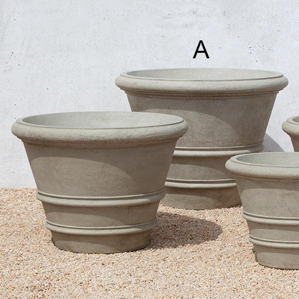 Campania International Cast Stone Classic Rolled Rim 35.5" Urn/Planter Campania International 