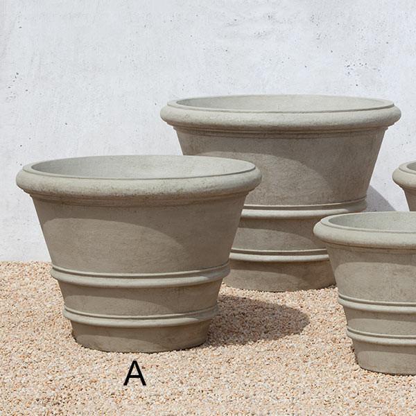 Campania International Cast Stone Classic Rolled Rim 31.5" Urn/Planter Campania International 