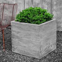 Thumbnail for Campania International Cast Stone Chênes Brut Large Box Planter Urn/Planter Campania International 