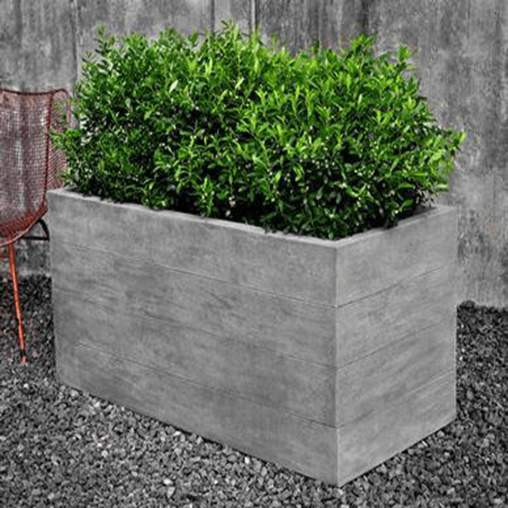 Campania International Cast Stone Chênes Brut Long Box Planter Urn/Planter Campania International 