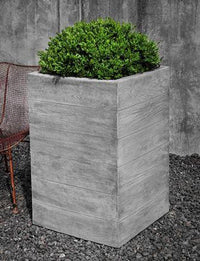 Thumbnail for Campania International Cast Stone Chênes Brut Tall Box Planter Urn/Planter Campania International 