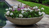 Thumbnail for Campania International Cast Stone Textured Zen Bowl Urn/Planter Campania International 