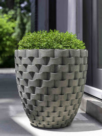Thumbnail for Campania International M Weave Round Planter Urn/Planter Campania International 