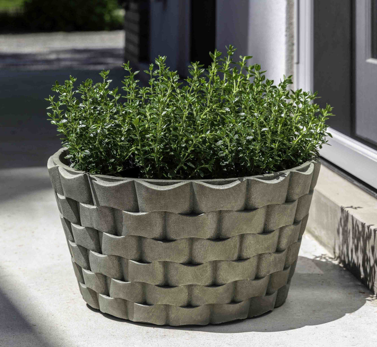 Campania International M Weave Round Planter Urn/Planter Campania International 