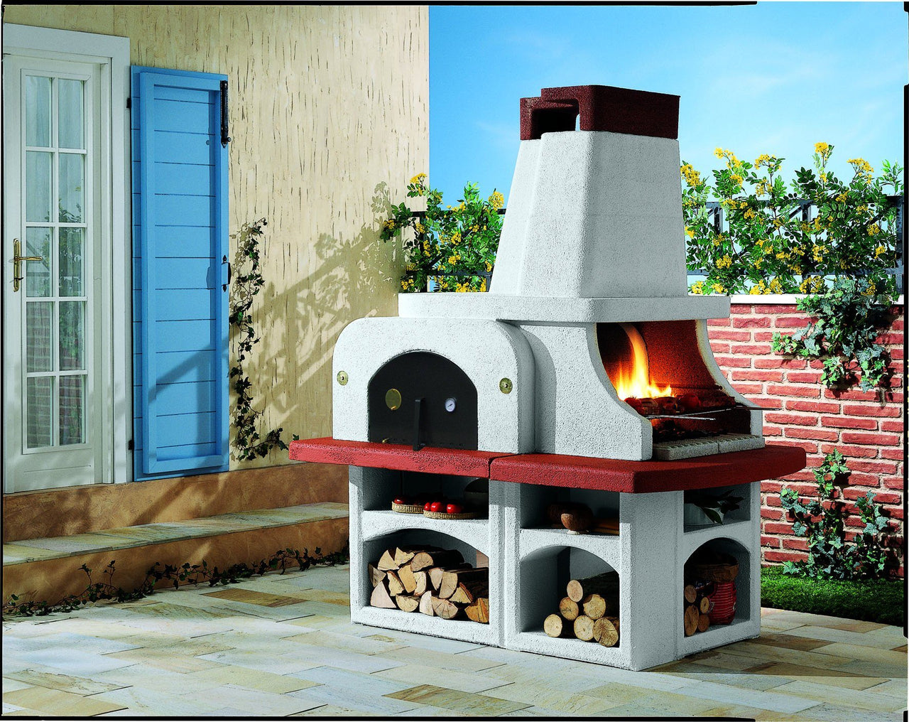Wood Fired Pizza Oven Barbecue Grill Rack - Authentic Pizza Ovens, USA