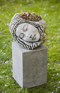 Thumbnail for Campania International Cast Stone Medium Art Pedestal Urn/Planter Campania International 