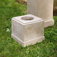 Thumbnail for Campania International Cast Stone Classic Short Pedestal Urn/Planter Campania International 