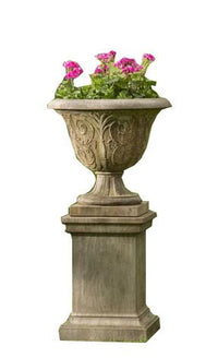 Thumbnail for Campania International Cast Stone Greenwich Pedestal Urn/Planter Campania International 