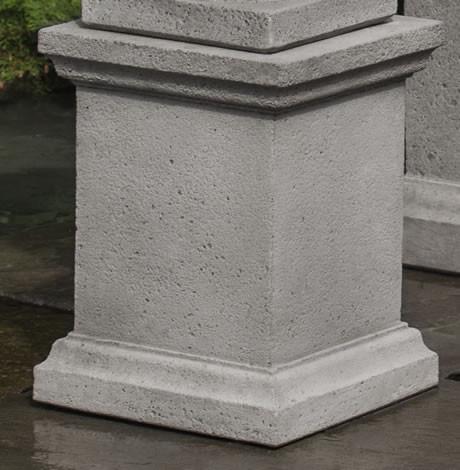 Campania International Cast Stone Low Wolcott Pedestal Urn/Planter Campania International 