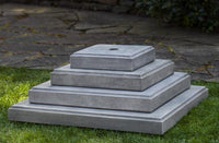 Thumbnail for Campania International Cast Stone Square Plinth 19 Pedestal Urn/Planter Campania International 