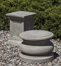 Thumbnail for Campania International Cast Stone Square Pedestal Urn/Planter Campania International 