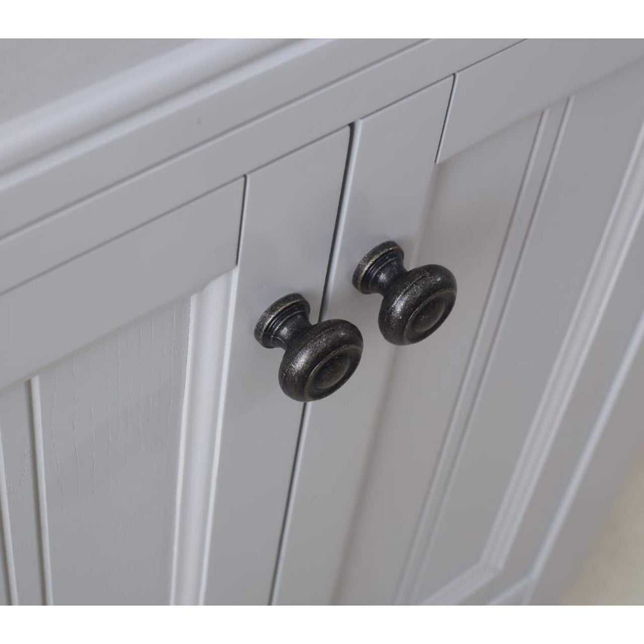 POTENZA 48" Earl Grey Single Sink Bathroom Vanity With Matching Framed Mirror Vanity Water Creation 