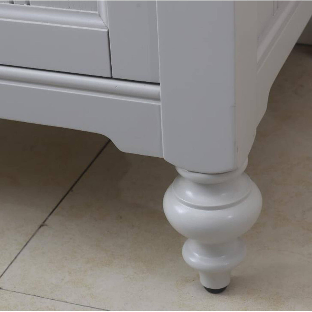POTENZA 48" Earl Grey Single Sink Bathroom Vanity With Matching Framed Mirror Vanity Water Creation 