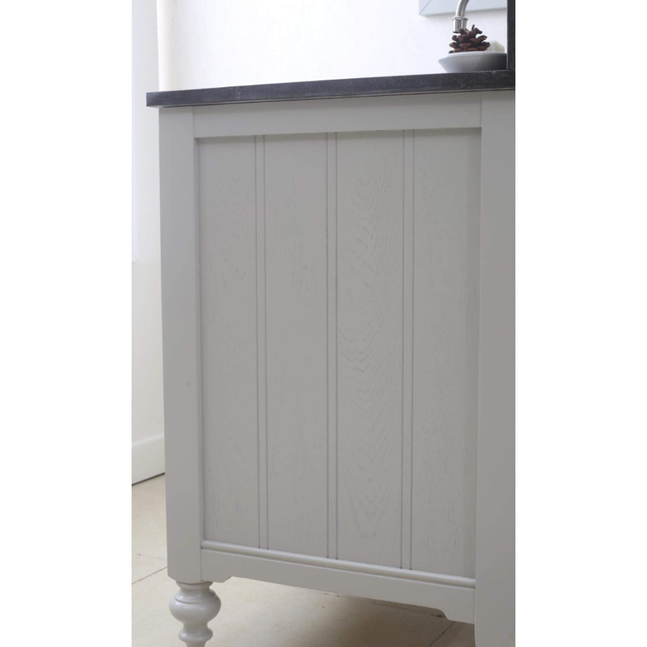 POTENZA 60" Earl Grey Double Sink Bathroom Vanity Only Vanity Water Creation 