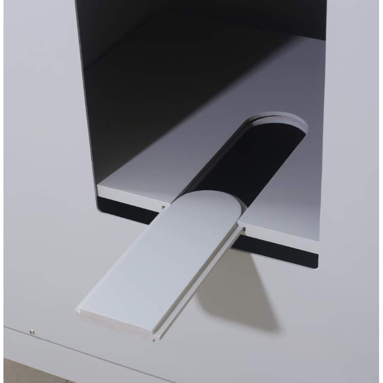 POTENZA 72" Earl Grey Double Sink Bathroom Vanity With Framed Mirror And Faucets Vanity Water Creation 