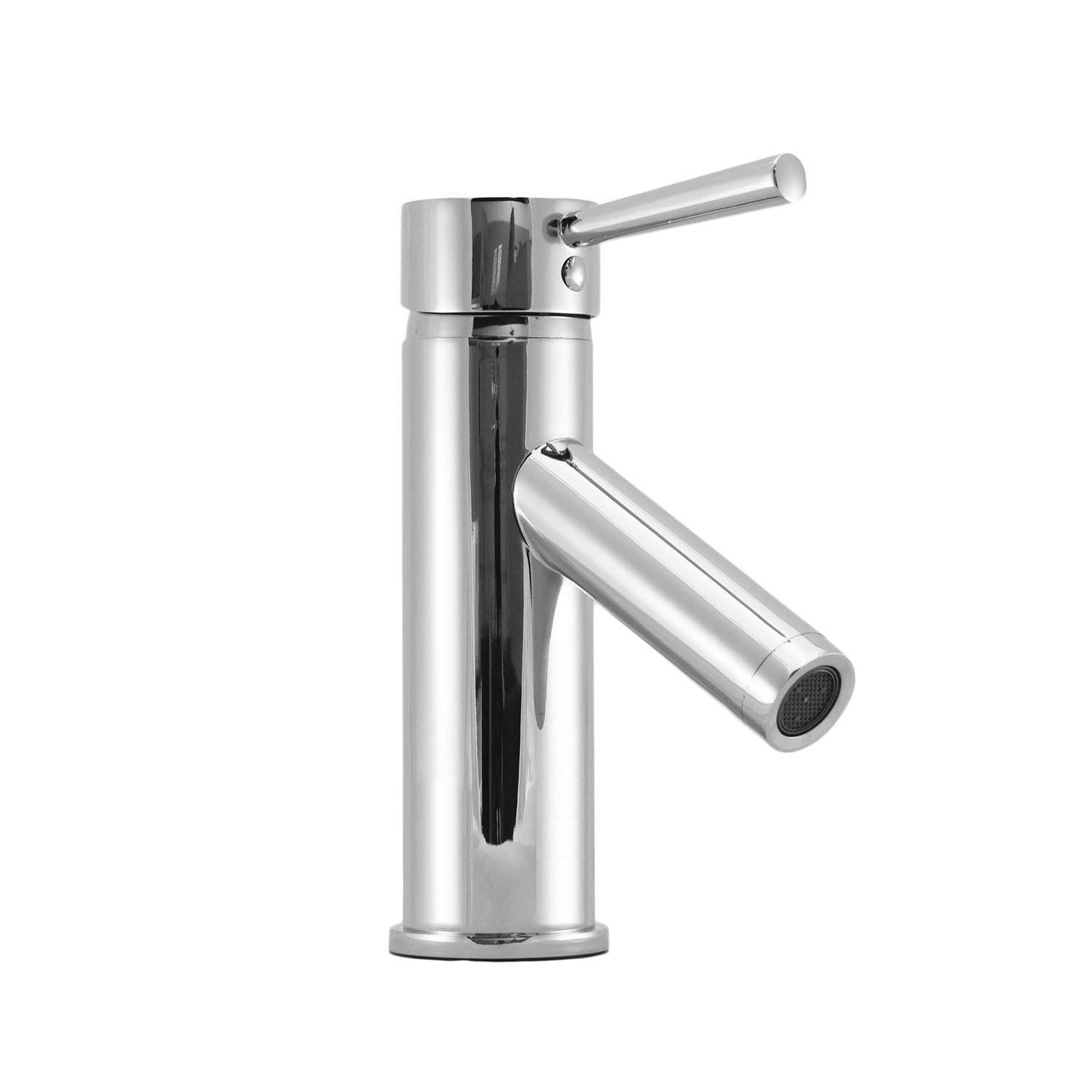 Virtu USA Midori 36" Single Square Sink Plum Top Vanity in Plum with Polished Chrome Faucet and Mirror Vanity Virtu USA 