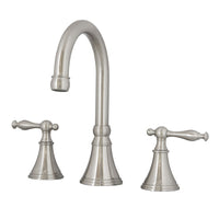 Thumbnail for Virtu USA PS-1201-BN Talia Brushed Nickel Single Handle Faucet Bathroom Faucet Virtu USA 