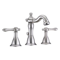Thumbnail for Virtu USA PS-263-BN Andreus Brushed Nickel Single Handle Faucet Bathroom Faucet Virtu USA 